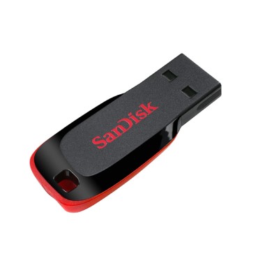 SanDisk Cruzer Blade USB 2.0 32 GB Flash Pen Drive  (Black, Red)